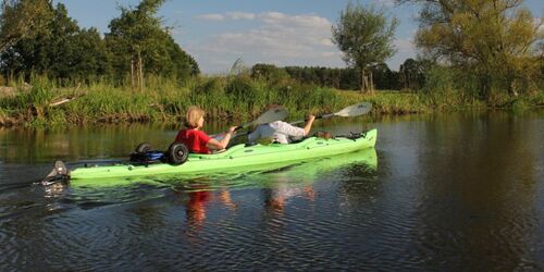 Wo die Spree Schlangenlinien fährt