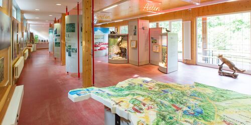 Schweizer Haus - Ausstellung im Besucherzentrum, Foto: Florian Läufer