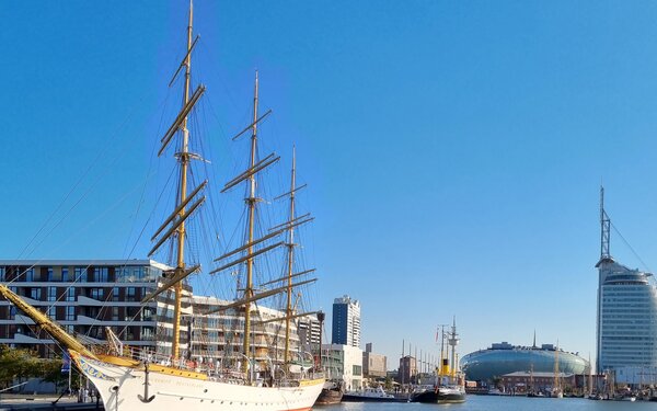 Havenwelten mit Schulschiff Deutschland, Foto: Tanja Tiedemann, Erlebnis Bremerhaven
