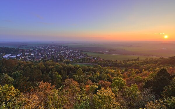 Ausblick - Bismarckturm Wittmar, Foto: Anna Meurer