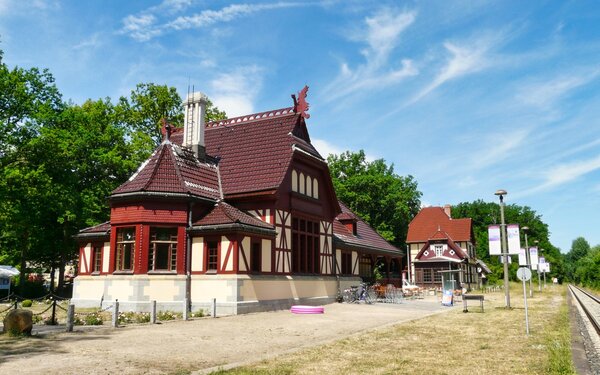 Historischer Kaiserbahnhof Joachimsthal, Foto: terra press