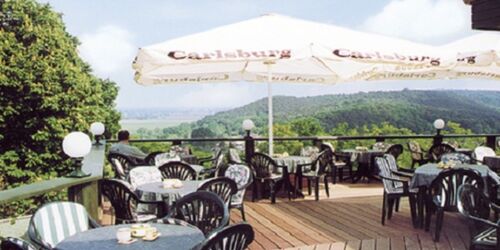 Blick von der Panoramaterasse, Foto: Panoramarestaurant Carlsburg
