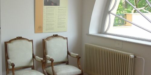 Rathenaus Arbeitszimmer im Schloss Bad Freienwalde, Foto: Reinhard Schmook