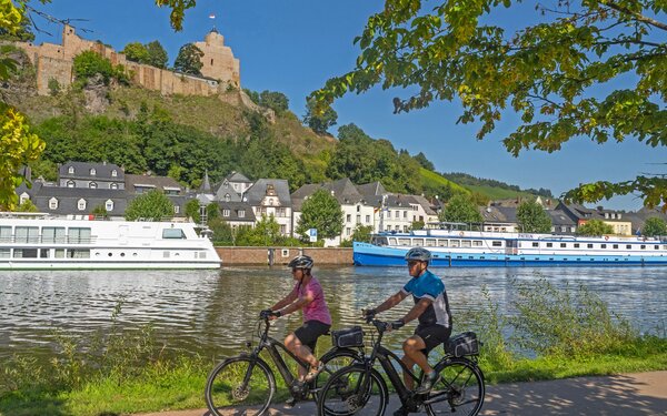 Am Saarradweg in Saarburg, Foto: Hans Peter Merten
