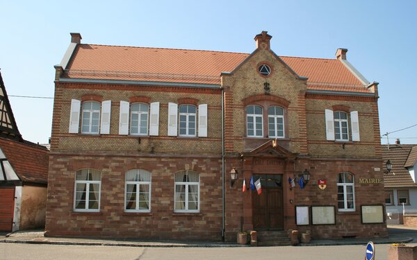 Schleithal, Rathaus, Foto: Badener