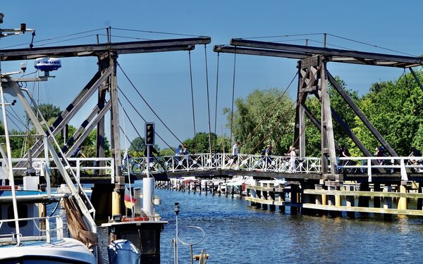 Klappbrücke in Wieck, Foto: Gudrun Koch, Lizenz: Greifswald Marketing GmbH