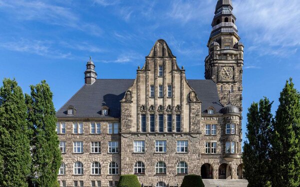 Rathaus Wittenberge, Foto: Anja Möller prignitzliebe, Lizenz: Kultur-, Sport- und Tourismusbetrieb Eigenbetrieb der Stadt Wittenberge