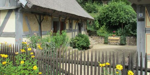 Strohhaus Neuzelle, Foto: H.Walter, Lizenz: TMB-Fotoarchiv