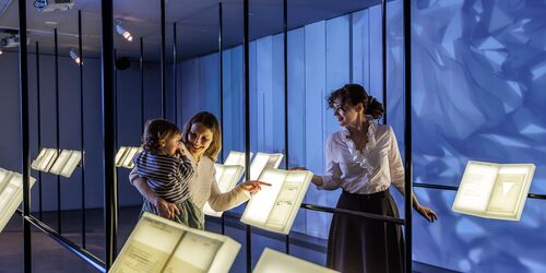 Blick in die Dauerausstellung, Foto: Gordon Welters, Lizenz: Stiftung Kleist-Museum