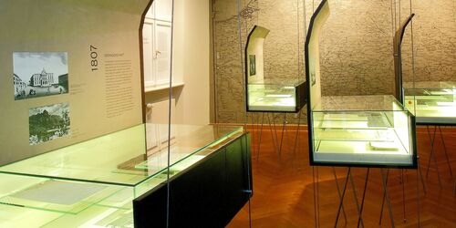 Blick in die Dauerausstellung, Foto: Anastasia Hermann, Waldemar Salesski, Lizenz: Stiftung Kleist-Museum