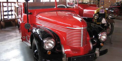 Feuerwehr- und Technikmuseum Eisenhüttenstadt, Mannschaftswagen Opel Kapitän, Foto: Städtisches Museum Eisenhüttenstadt