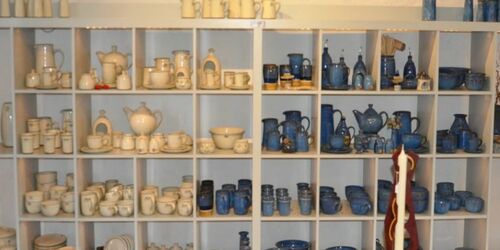 Keramik von Susanne Unger in der FEINART Ateliergemeinschaft, Foto: Julia Miksch