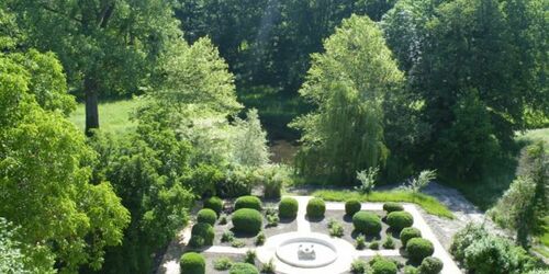 Blick in den Parterregarten im Burgpark Lenzen, Foto: Ralf Häfke, Lizenz: Tourismusverband Prignitz e.V.