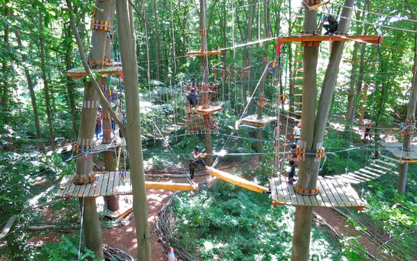 Übersicht Kletterwald, Foto: Michael Schicha