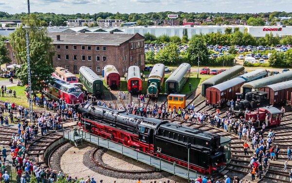 Tag der offenen Tür 2024, Neumünster macht Dampf, Foto: Kulturlokschuppen Neumünster, Matte Huebner