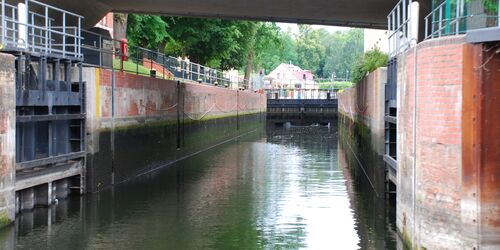 Stadtschleuse Rathenow, Foto: Tourismusverband Havelland e.V