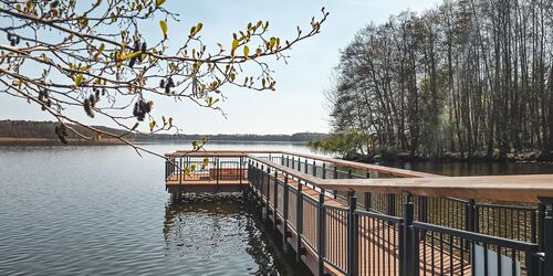 Aussichtsplattform Zeesen, Foto: Sandra Fonarob, Lizenz: Tourismusverband Dahme-Seenland e.V.