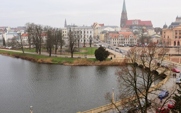 Schweriner Altstadt, Foto: Ralf Roletschek, CC BY 3.0, https://commons.wikimedia.org