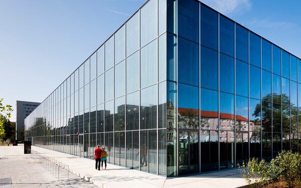 Bauhaus Museum Dessau, Außenansicht, Foto: Stiftung Bauhaus Dessau, Foto- Thomas Meyer / OSTKREUZ