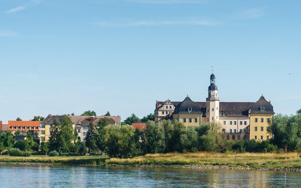 Coswig, Elbe Schloss, Foto: Radler59, CC BY-SA 4.0, https://commons.wikimedia.org