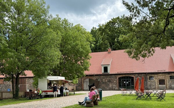 Foodtruck Kochkommode Kloster Chorin, Foto: Silke Röder, Lizenz: Solke Röder