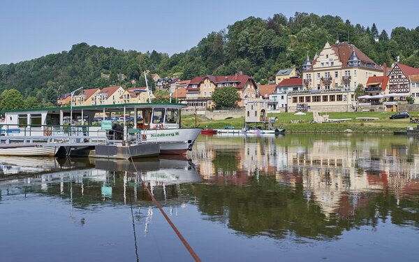 Elbfähre Pötzscha-Stadt Wehlen, Foto: Sebastian Thiel, Lizenz: Tourismusverband Sächsische Schweiz e.V.