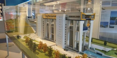 Schiffshebewerke Niederfinow Infozentrum, Foto: Rebekka Schween, Lizenz: WITO Barnim GmbH