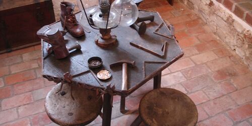 Ostprignitzmuseum - Handwerksgeschichte, Foto: Foto: Kreismuseen Alte Bischofsburg - Zeiger