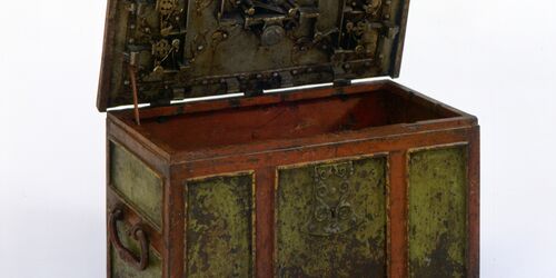 Museum des Dreißigjährigen Krieges - Kriegskasse, Foto: Foto: Kreismuseen Alte Bischofsburg