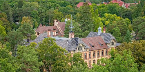 Heilstätten von oben, Foto: Annabell Bartels, Lizenz: Tourismusverband Fläming e.V.