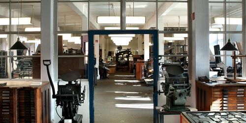 Blick in die Sammlung des Museums für Druckkunst Leipzig, Foto: Foto: Klaus-D. Sonntag