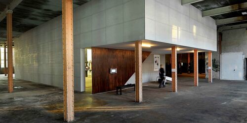 Halle 14, Ausstellungskubus im Erdgeschoss , Foto: Foto: Claus Bach, 2009