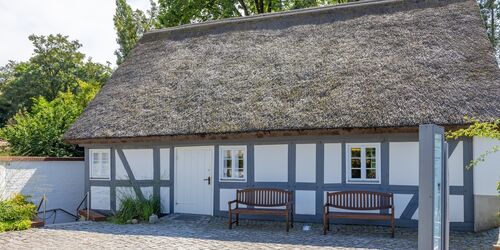 Eingang Museum der Havelländischen Malerkolonie, Foto: Martin Karnbach, Lizenz: Gemeinde Schwielowsee