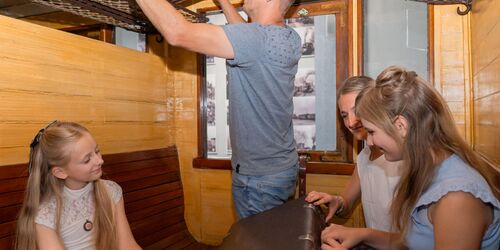Reisen wir vor 100 Jahren. Entdeckt die Spreewaldbahn im Spreewaldmuseum, Foto: Maria Bühler, Lizenz: Museum OSL