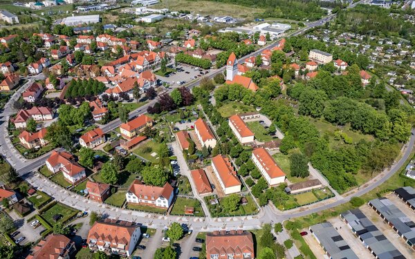 Luftbild Gartenstadt Marga , Foto: Szymon Nitka, Lizenz: Znajkraj