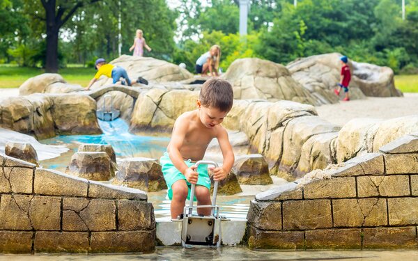 Wasserspielplatz Eliaspark, Foto: Andreas Franke, Lizenz: CMT Cottbus