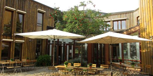 Gastronomie im Außenbereich Blumberger Mühle, Foto: Anet Hoppe, Lizenz: Anet Hoppe