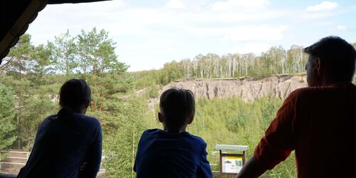 Blick in den ehemaligen Tagebau, Foto: Andreas Franke, Lizenz: Andreas Franke