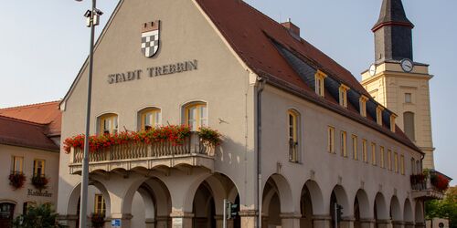 Rathaus Trebbin in der Seitenansicht, Foto: ScottyScout, Lizenz: TMB-Fotoarchiv