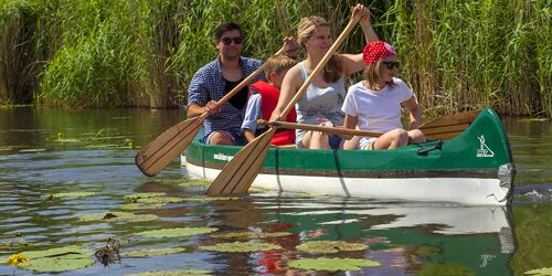 Vom Sattel an die Paddel im Kleinen Spreewald