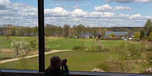 Ausblick über den See aus der Ausstellung, Foto: TMB/G.Wieck