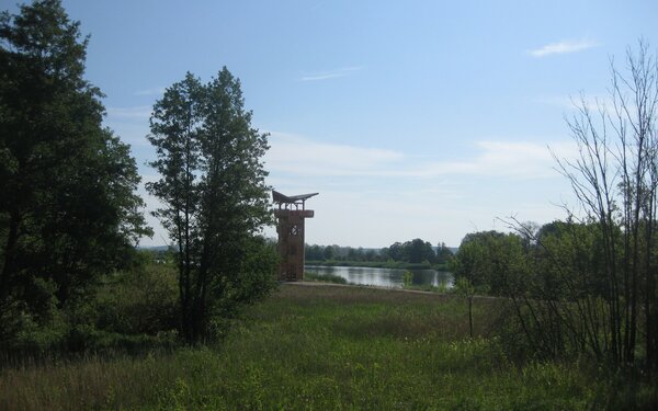 Aussichtsturm Mescherin, Foto: Alena Lampe