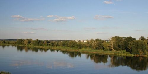 Aussicht vom Aussichtsturm bei Mescherin, Foto: Alena Lampe