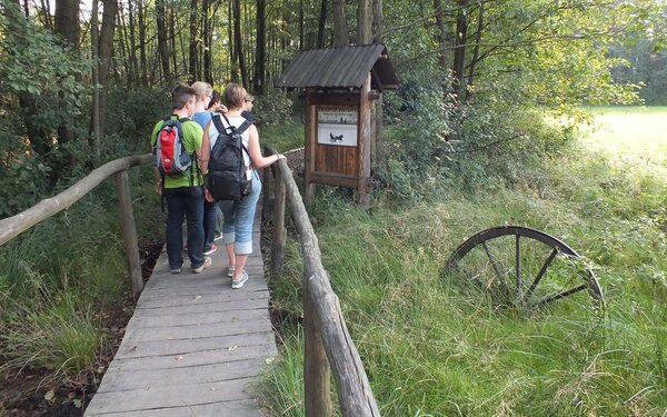 Auf dem Erlebnispfad an der Schwarzen Mühle  terra press Berlin