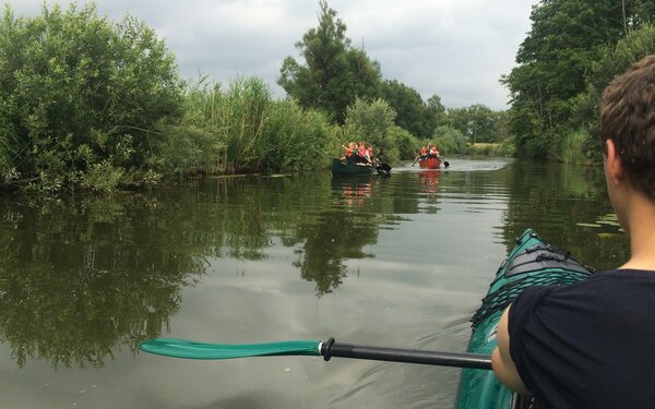 Auf dem Dahmer Kanal, Foto: Kanu-Klub Malchin