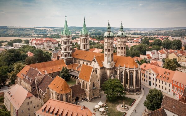 Luftbild Naumburger Dom, Foto: Hellfritzsch