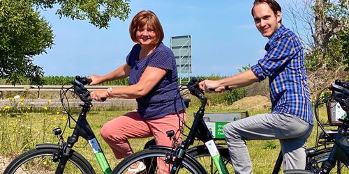 Fahrradverleih an der Pfennigbrücke E-Bikes, Foto: Heiko Frischleder