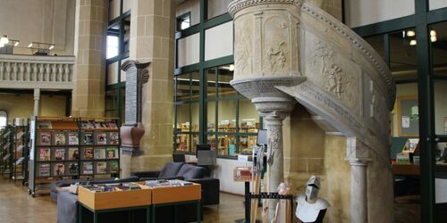 Stadtbibliothek im Mönchenkloster Jüterbog, Foto: A. Stein, Lizenz: Tourismusverband Fläming e.V.