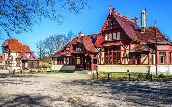historischer Kaiserbahnhof Joachimsthal, Foto: Michael Mattke, Lizenz: Amt Joachimsthal (Schorfheide)