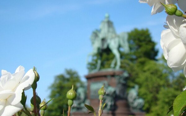 Reiterstandbild Friedrich Franz II Schwerin, Foto: Tourismusverband Mecklenburg-Schwerin